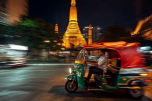 Evening Food Tasting and Tuk-Tuk Riding in Bangkok