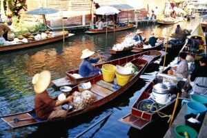 Damnoen Saduak Floating Market and Ayutthaya City - Private trip from Bangkok